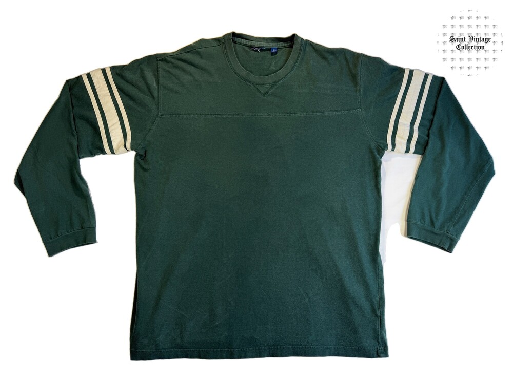 Y2K Stripped Football Long Sleeve XL T-Shirt